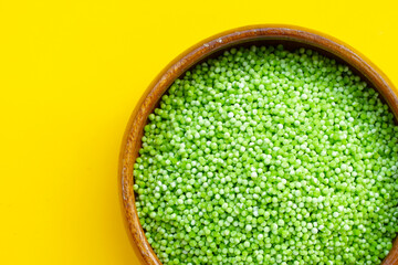 Small tapioca pearls, pandan sago seeds