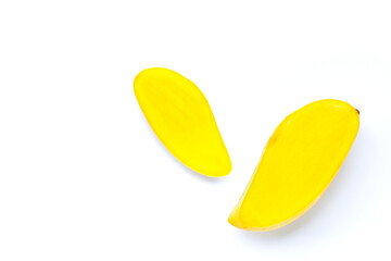 Tropical fruit, Mango  on white background.