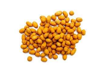 Coconut cream coated peanuts snack
