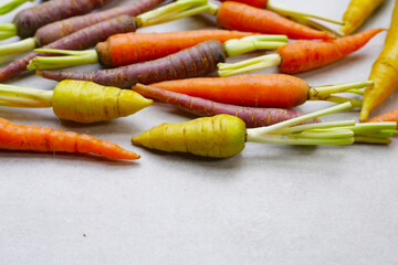 Fresh carrot vegetables, Ripe carrots