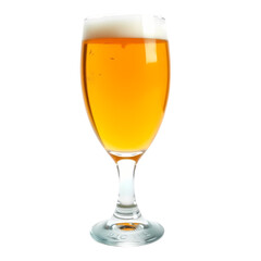 Golden Beer: Crisp, Refreshing Lager isolated on transparent background
