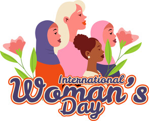 Happy Womens day Celebration Illustration