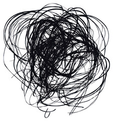 PNG A approximately equal scribble drawing abstract black.