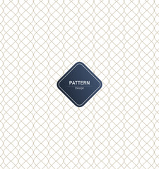 Illustration of the pattern of gray lines on white waves background