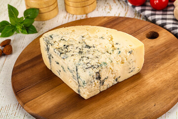 Gourmet blue cheese with mold