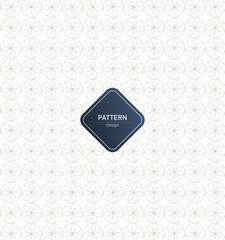 Pattern seamless chevron abstract circle background. stripe gold luxury color.
