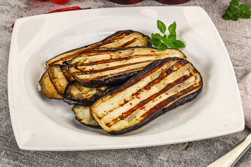  Vegan Grilled eggplant slices snack
