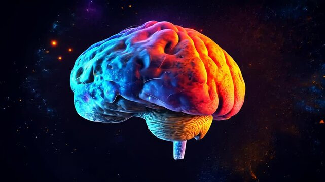 Vivid transformation of cosmic brain evolving through explosive galactic colors