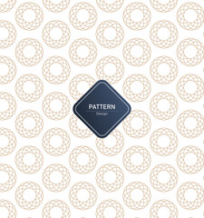 Trendy Minimal geometric circle pattern