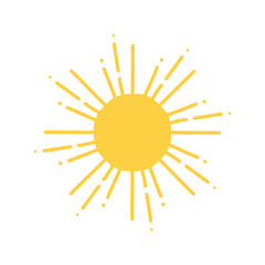 abstract sun vector illustration