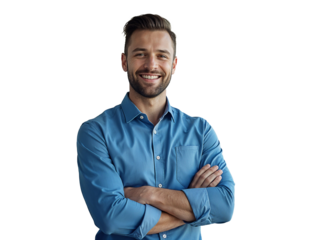 portrait of a handsome young man