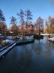 Fototapeta premium Spreewald Hafen in Lübben