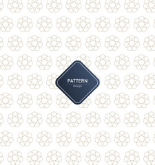 seamless pattern with bold striped circles.