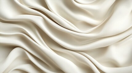 Obraz premium Elegant Draped Silk Fabric with Soft Textures and Smooth Finish