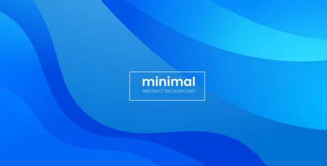 minimal abstract blue liquid gradient color with simple shape cool trendy design banner background. eps10 vector