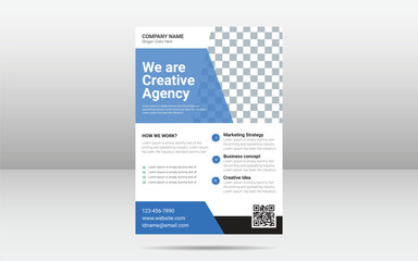 Corporate business flyer design template