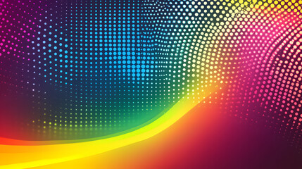 Colorful abstract background with dots and gradients