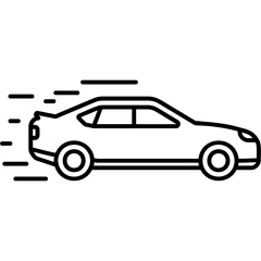 High Speed Car Icon