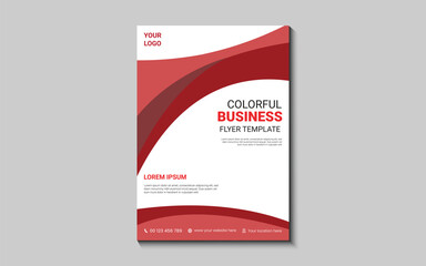 Corporate business flyer design template