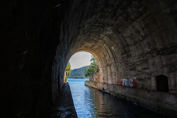 Obraz premium Lastovo submarine tunnel in Pasadur