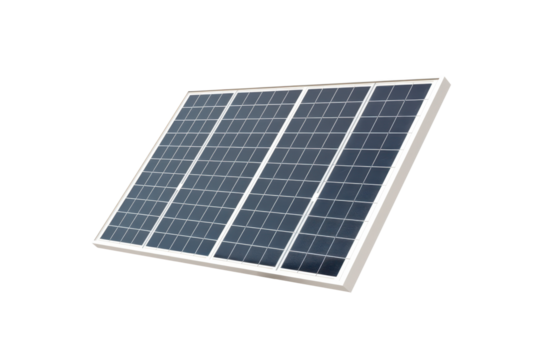 solar panel isolated on white or transparent png