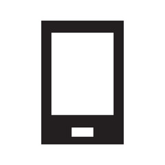 Fototapeta premium Thin stroke icon of a mobile phone, designed for modern interface and application mockups.