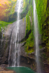Fototapeta premium Madakaripura Waterfall is the tallest waterfall in Java and the second tallest waterfall in Indonesia.