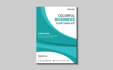Corporate business flyer design template