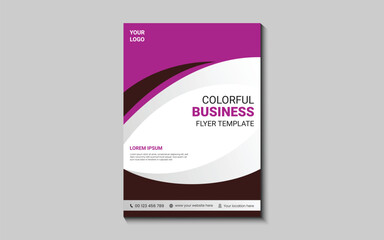 Corporate business flyer design template