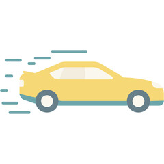 High Speed Car Illustration