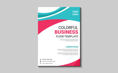 Corporate business flyer design template