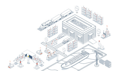 Smart warehouse automation with AGVs and AMRs, delivering global logistics solutions through integrated robotics and intelligent systems.