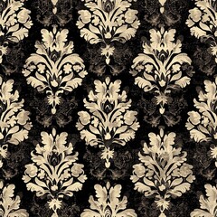 Fototapeta premium Elegant Velvet Burnout Lace Vintage Inspired Sea Patterns for Fashion Design
