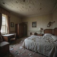 Obraz premium Realistic Dirty and Messy Surfaces