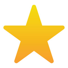 Obraz premium Gradient color icon, illustration for Star, bookmark.