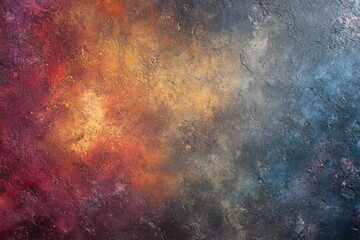 Fototapeta premium Abstract cosmic texture with vibrant colors creating a nebula effect for artistic backgrounds and designs