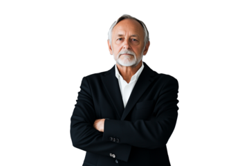 portrait of a successful businessman, transparent PNG, isolated, cut-out

