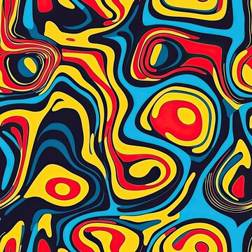 Vibrant Turtle Shell Seamless Pattern Dynamic Irregular Design for Fashion Decor and Branding