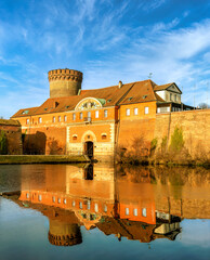 Zitadelle in Berlin-Spandau mit Torhaus, Palas, Bastion König und Bastion Königin, Berlin, Deutschland