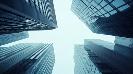 Fototapeta premium Federal Reserve building in a modern metropolis. Featuring economic oversight and monetary policy