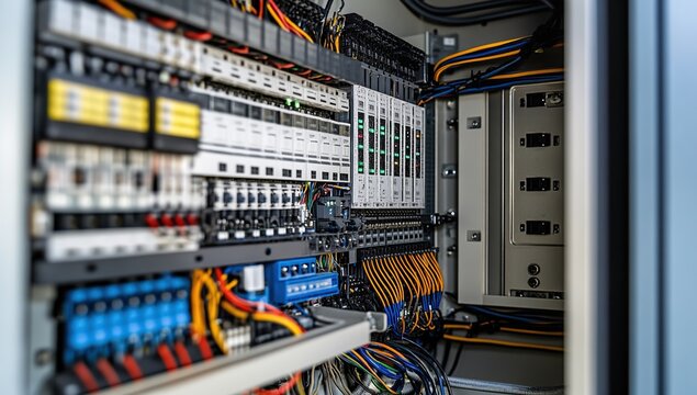 Industrial Control System: Wiring, Components, and Automation Integration