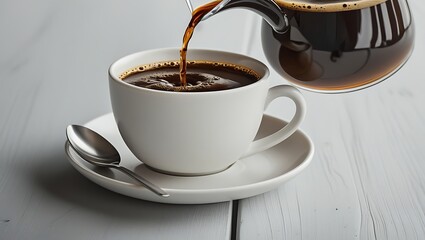 cup, drink, coffee, background, beverage, white, brown, espresso, cafe, liquid, pouring, caffeine, morning, isolated, fresh, black, breakfast, hot, aroma, food, refreshment, cappuccino, object, splash