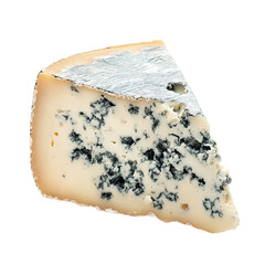 Close-up of a gourmet blue cheese slice