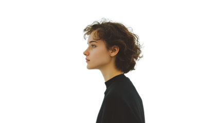 Young Boy with Charming Expression, Looking Forward with Confidence