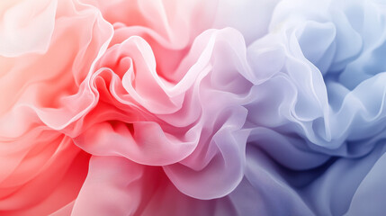 Fototapeta premium Colorful explosion of pink, purple, and blue smoke creating a dreamy soft cloud effect