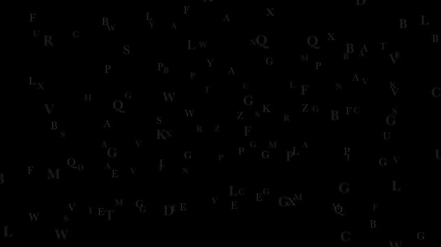 video, 4k, concetto, lettere, alfabeto,  comuniicazione,, grammatica