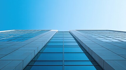Federal Reserve building on a clear day. Featuring stability and economic authority
