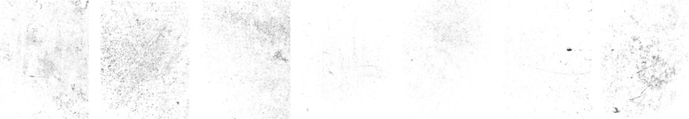 Grunge textures set. Collection of vector, distress, textures .Simply Place grungy textured overlay over any Object to Create grunge ,dirty effect .Various distressed texture for your design.