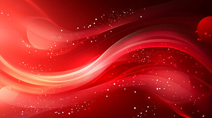 Abstract Red Swirling Waves Background Design
