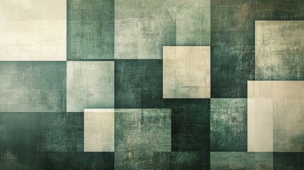 Abstract pattern of overlapping squares creates textured artistic background